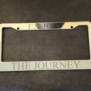 Silver License Plate Frame